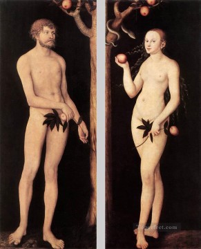 ルーカス・クラナハ長老 Painting - アダムとイブ 1531年 ルーカス・クラナハ長老